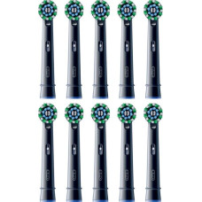 Oral-B Braun Oral-B Pro Cross Action brush heads pack of 10 (black)