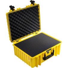 B&W International B&W Outdoor Case Type 6000 yellow with pre-cut foam insert