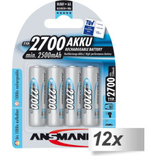 Ansmann 12x4 Ansmann bat. 2700 Mignon AA 2500 mAh