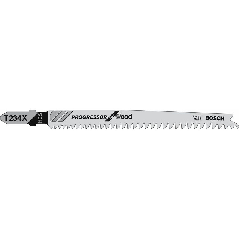 Bosch JIGSAW BLADE FOR WOOD T234X 5PCS