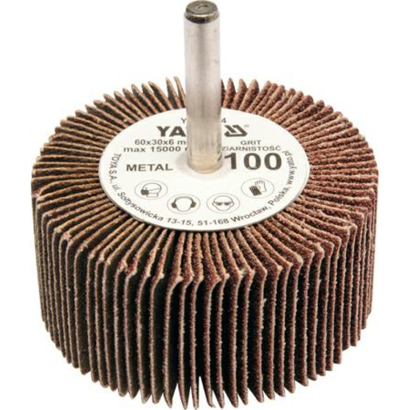 Yato ŚCIERNICA LISTKOWA TRZPIENIOWA 40 x 20 x 6mm P60