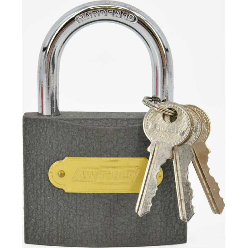 Awtools AW CAST IRON PADLOCK 32mm