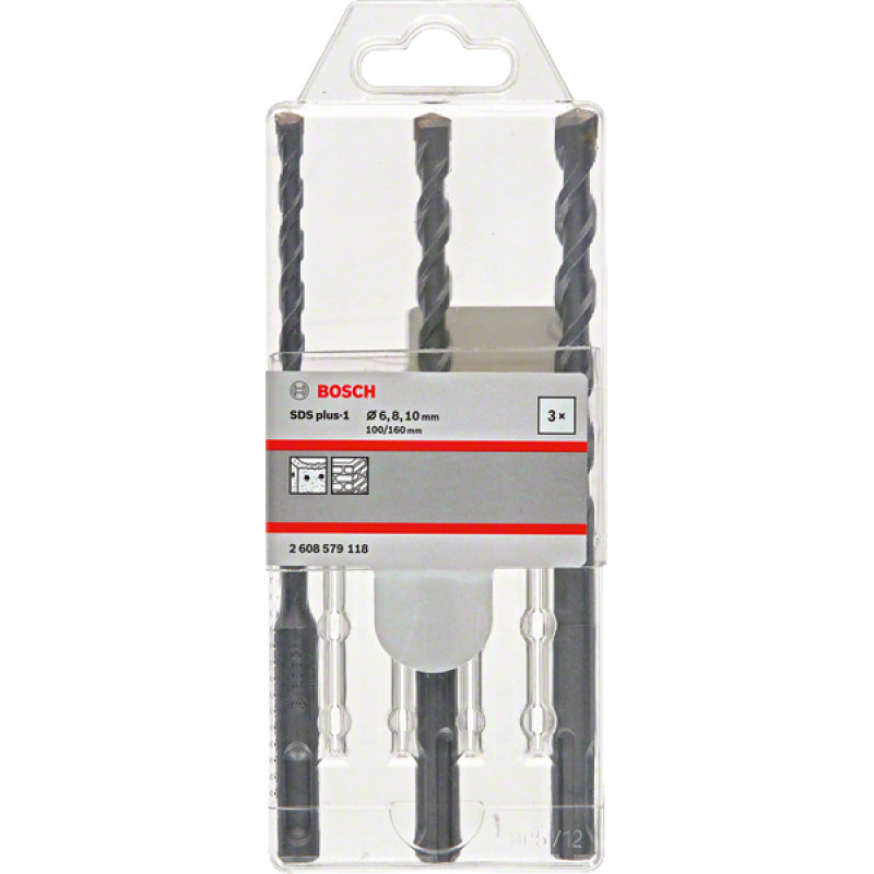 Bosch DRILL BIT SDS PLUS-1 SET 6/8/10