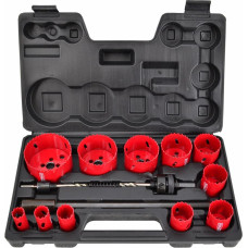Awtools AW BI-METAL HOLE SAW SET 15pcs 19-76mm
