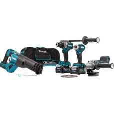 Makita ZESTAW COMBO 40Vmax XGT (GA005G+DF001G+TD001G+JR001G) 2x4,0Ah +ADP010 +TORBA