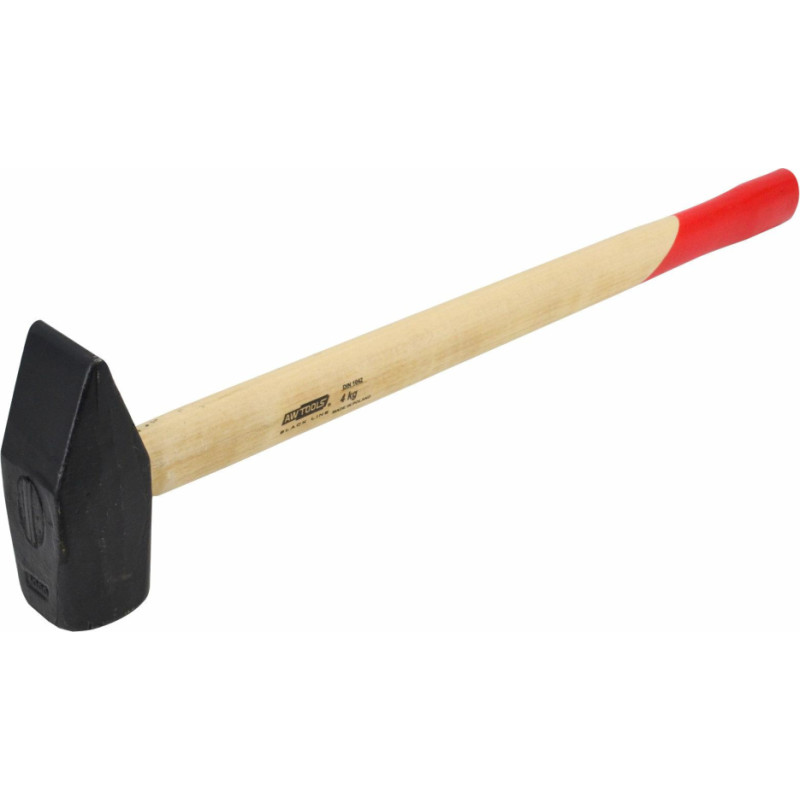 Awtools AW BLACKSMITH HAMMER/ WOODEN HANDLE 4.0kg BLACK LINE