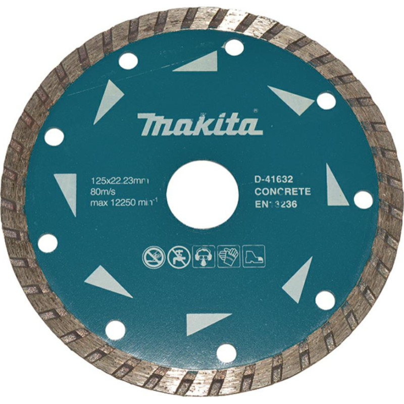 Makita TARCZA DIAMENTOWA 125x22,23mm TURBO (NA SUCHO) BETON