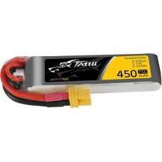 Tattu Battery Tattu 450mAh 7.4V 75C 2S1P Long XT30