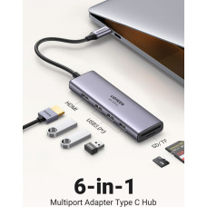 Ugreen USB C Hub 4K at 60Hz USB-C Adapter