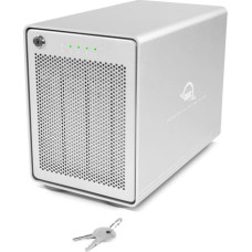 OWC Mercury Elite Pro Quad, Drive Enclosure (silver, USB 3.2 Gen 2, RAID Ready)