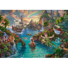 Schmidt Spiele Thomas Kinkade: Painter of Light - Disney, Peter Pan, Jigsaw Puzzle (1000 pieces)