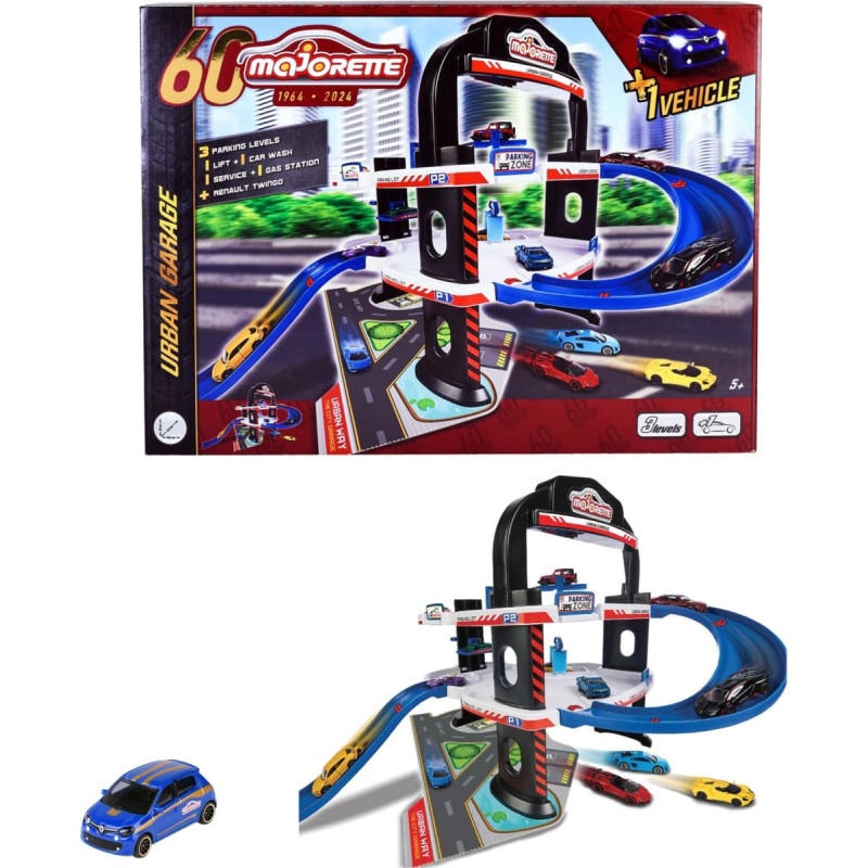 Simba-Dickie Majorette Urban Garage 60 Years Anniversary+1 Car 212059982