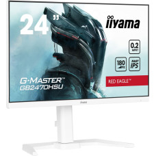 Iiyama G-Master GB2470HSU-W6 Red Eagle, gaming monitor - 23.8 -  white (matt), FullHD, Fast IPS, Adaptive-Sync, 180Hz panel