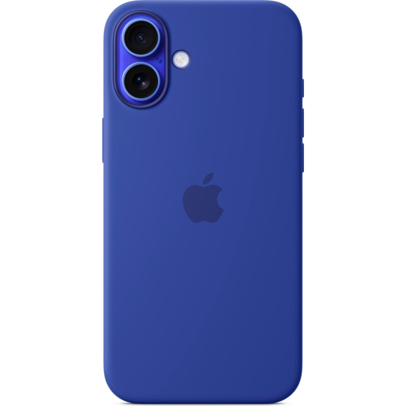 Apple Silicone Case with MagSafe (blue, iPhone 16 Plus)