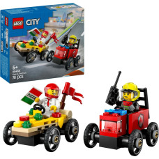 Lego 60458 City Pizza Delivery Truck vs. Fire Truck, Construction Toy