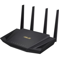 Asus Wireless Router|ASUS|Wireless Router|3000 Mbps|Mesh|Wi-Fi 5|Wi-Fi 6|IEEE 802.11 b/g|IEEE 802.11n|USB 3.2|1 WAN|4x10/100/1000M|Number of antennas 4|RT-AX58U