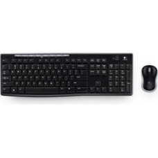 Logitech clear Desktop MK270 black USB