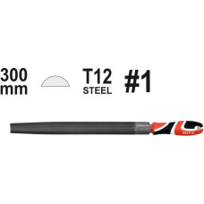 Yato PILNIK DO METALU 300mm #1 P&Oacute;ŁOKRĄGŁY