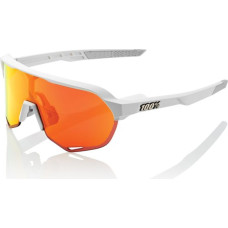 100% S2 - HiPER Mirror Lens Soft Tact Off White HiPER Red