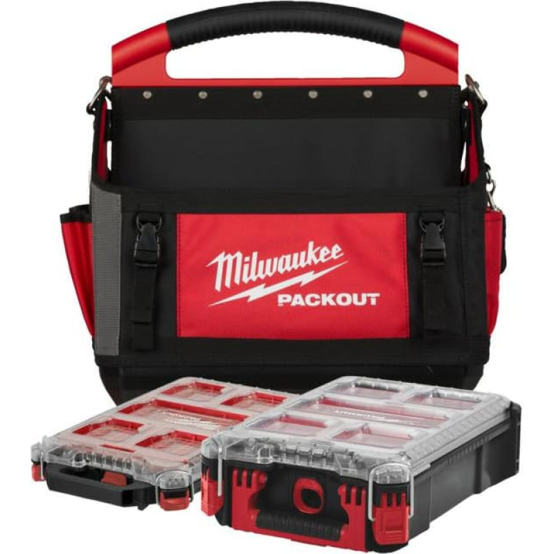 Milwaukee PACKOUT ZESTAW TORBA+ORGANIZER