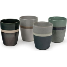 Bredemeijer 1x4 Bredemeijer Mugs Sven  200ml Mugs Stoneware Stripes 147080