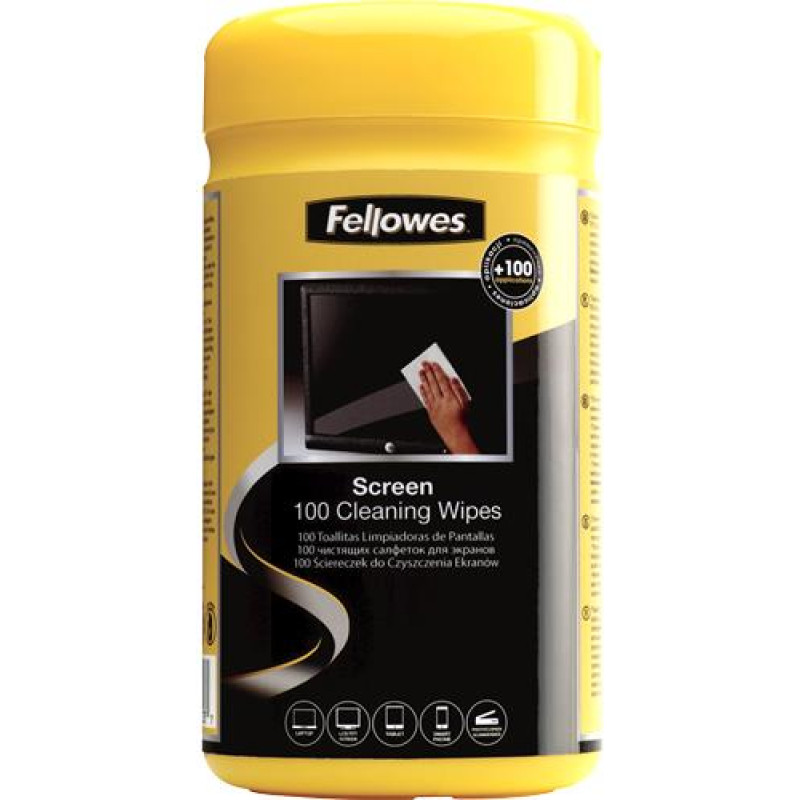 Fellowes CLEANING WIPES 100PCS/9970330 FELLOWES