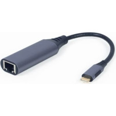 Gembird I/O ADAPTER USB-C TO LAN/GREY A-USB3C-LAN-01 GEMBIRD