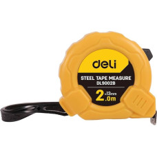 Deli Tools Steel Measuring Tape 2m/13mm Deli Tools EDL9002B (yellow)