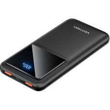 Vention Powerbank, Vention,  FHKB0, 10000mAh, Micro-USB, USB-C, 2xUSB-A, 22.5W (black)