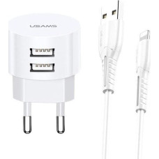 Usams Charger Usams T20 2x USB-A 2.1 A (66163-uniw)