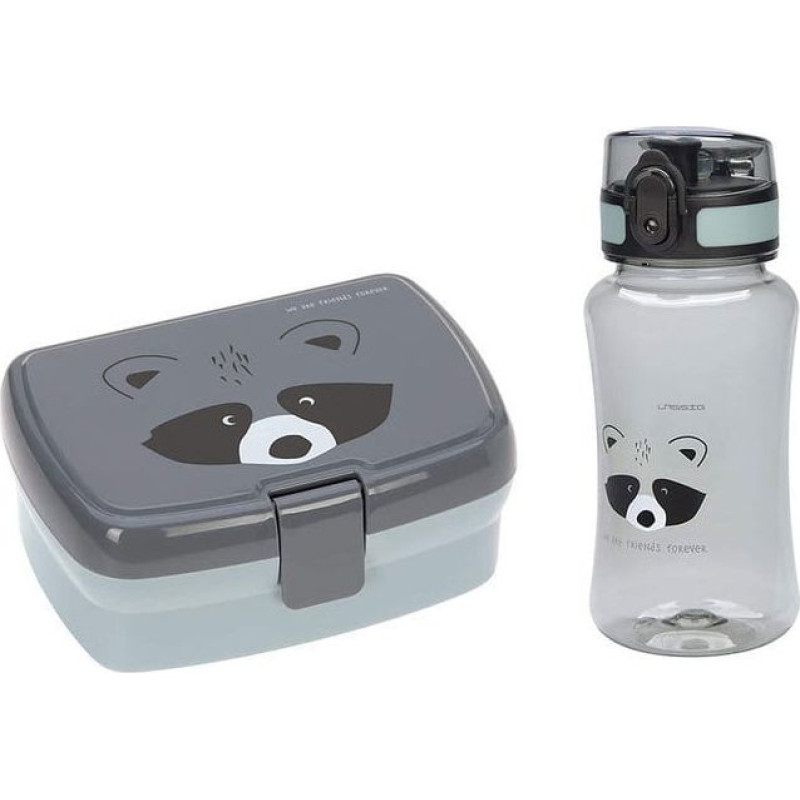 Lassig Zestaw na lunch Lunchbox + Tritanowa butelka bidon 460 ml About Friends Szop Lassig