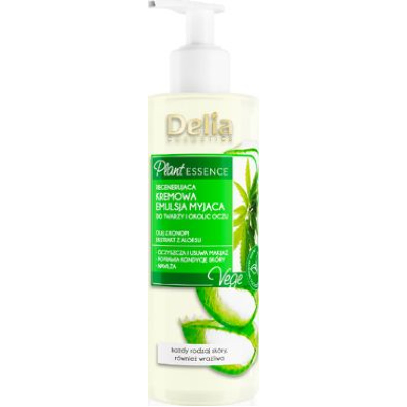 Delia Delia Plant Essence Kremowa emulsja myjąca 200ml