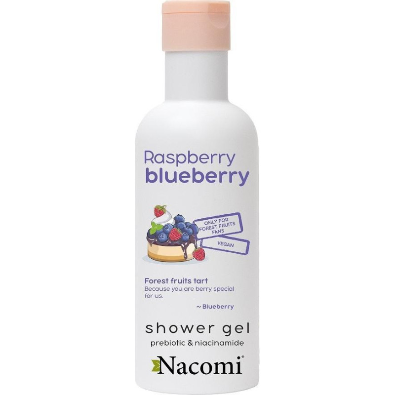 Nacomi Shower Gel Blueberry and Raspberry 300ml