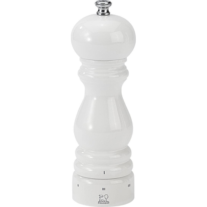 Peugeot Młynek do przypraw Peugeot Młynek do pieprzu 18 cm Peugeot Paris biały