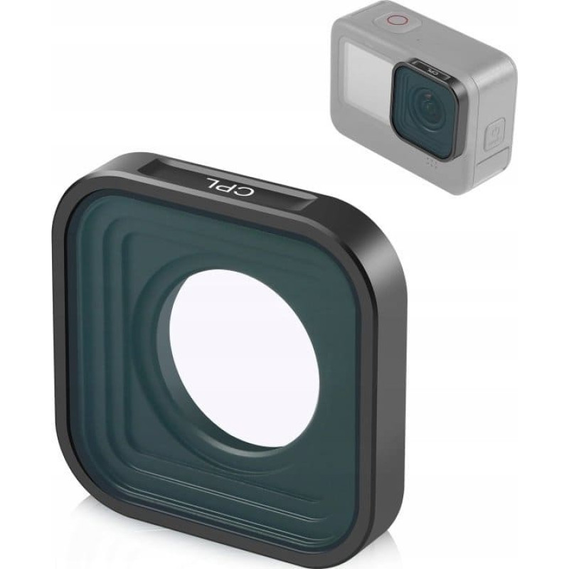 Puluz Filtr Puluz Filtr Polaryzacyjny Cpl Do Kamery Gopro Hero 12 11 Mini 11 10 9 Black / Pu924