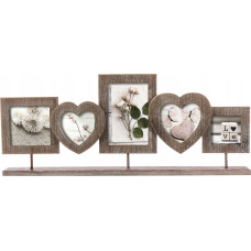 Atmosphera Ramka Atmosphera Ramka z drewna na pięć zdjęć, piękna oprawa na fotografie