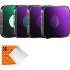 K&F Concept Zestaw Filtr&oacute;w 4w1 Szary ND ND4 ND8 ND16 Polaryzacyjny PL do GoPro Hero 4K / SKU.2333