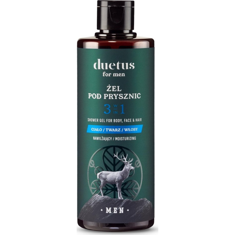 Sylveco Duetus For Men Invictus Żel pod prysznic nawilżający 3w1, 300 ml