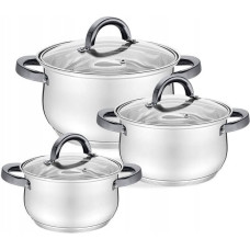 Maestro Zestaw garnk&oacute;w 6 el. black MAESTRO MR-3522-6M-BLACK