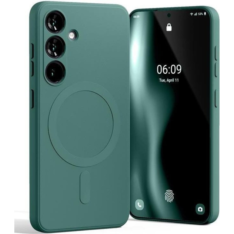 Mercury Goospery Mercury Semi-Silicon Magsafe Samsung S24 GREEN / ZIELONY