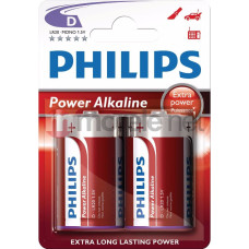 Philips Bateria PowerLife D / R20 2 szt.