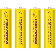 Esperanza Yellow AA / R6 2000mAh Battery 4 pcs.