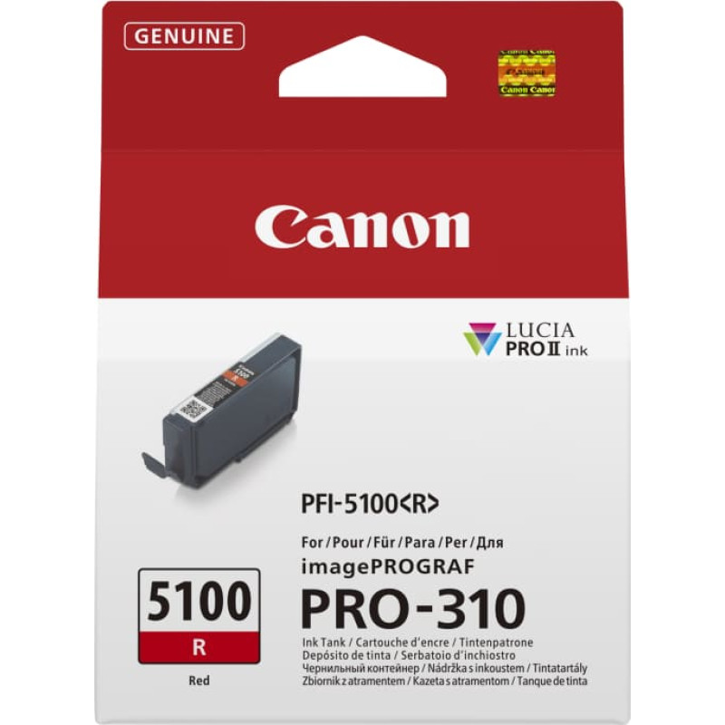 Canon PFI-5100 R red