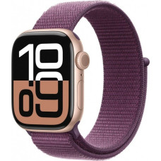 Apple Smartwatch Apple Watch 10 GPS + Cellular 42mm Rose Gold Alu Sport Loop Fioletowy  (MWXC3ET/A)