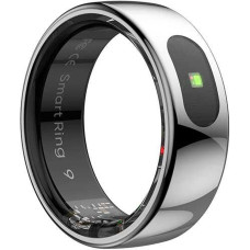 Powerton Smart RING PRO srebrny, pomiar stresu, t�tno, monitorowanie snu, roz. 7, Powerton