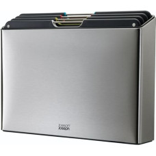 Joseph Joseph Folio 4-teiliges Schneidebrett-Set aus Edelstahl