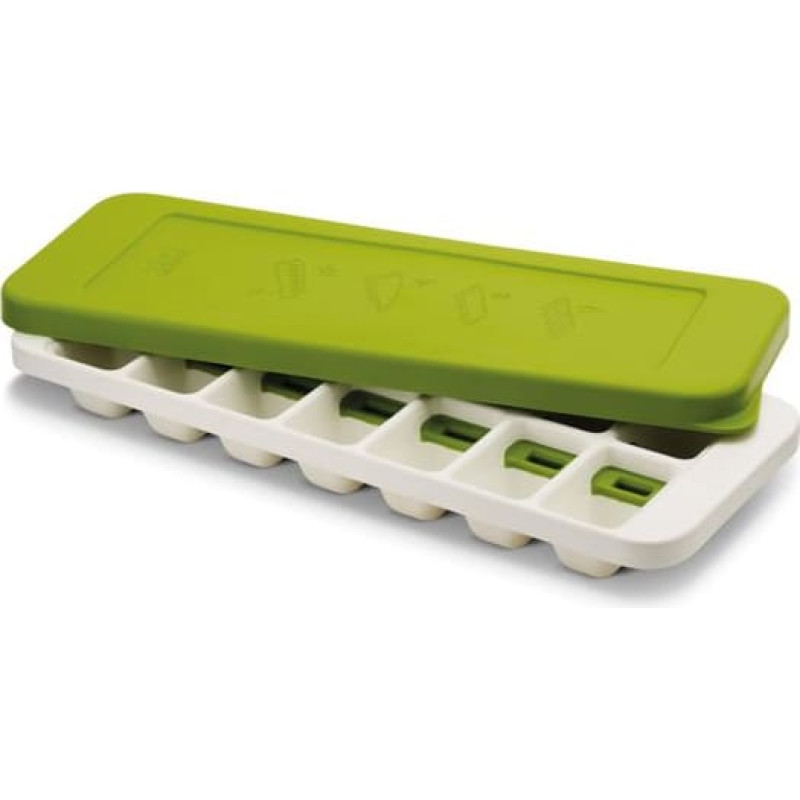 Joseph Joseph QuickSnap Plus gr&uuml;n Eisw&uuml;rfelform (mit Deckel)