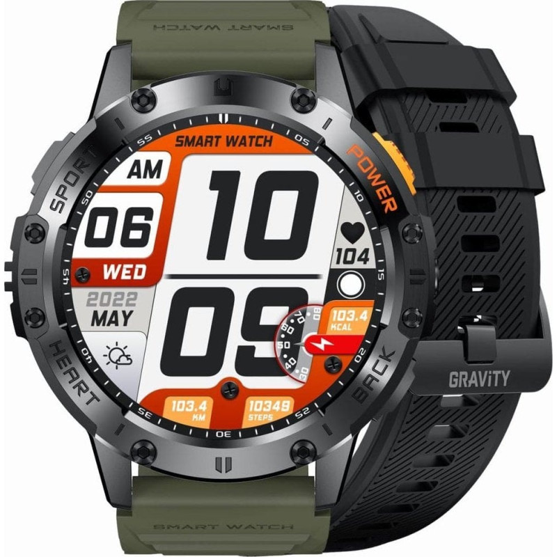 Gravity Smartwatch Gravity Zegarek męski SMARTWATCH GT22-5
