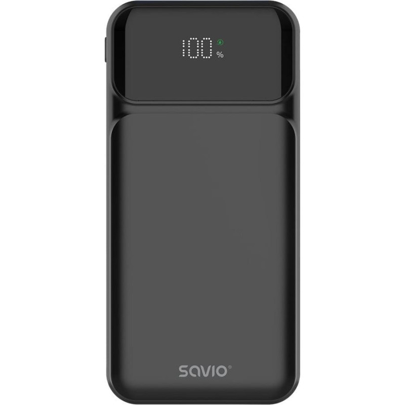 Savio BA-08 POWERBANK 10000 mAh, czarny