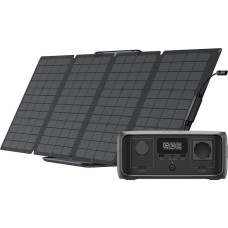 Ecoflow Set: EcoFlow River 3 power station + 110W photovoltaic panel.
